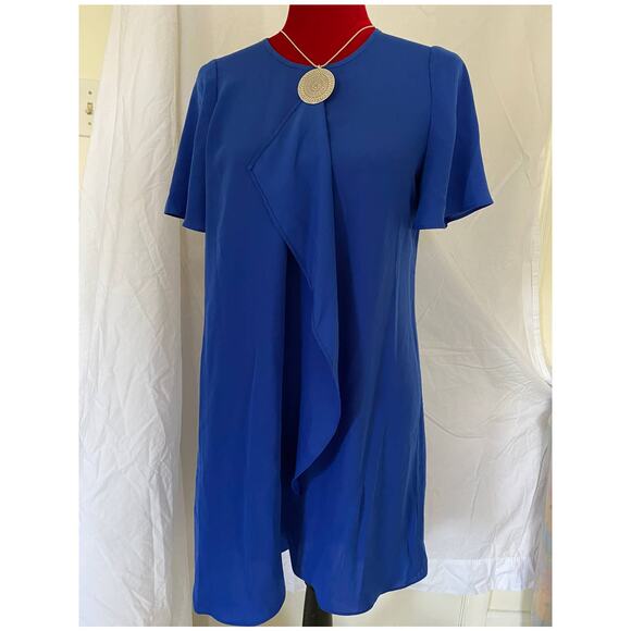 BCBG Max Azria Sapphire Blue XS Extra Small Petite Dress - Retails $198 New Tags - Picture 3 of 11